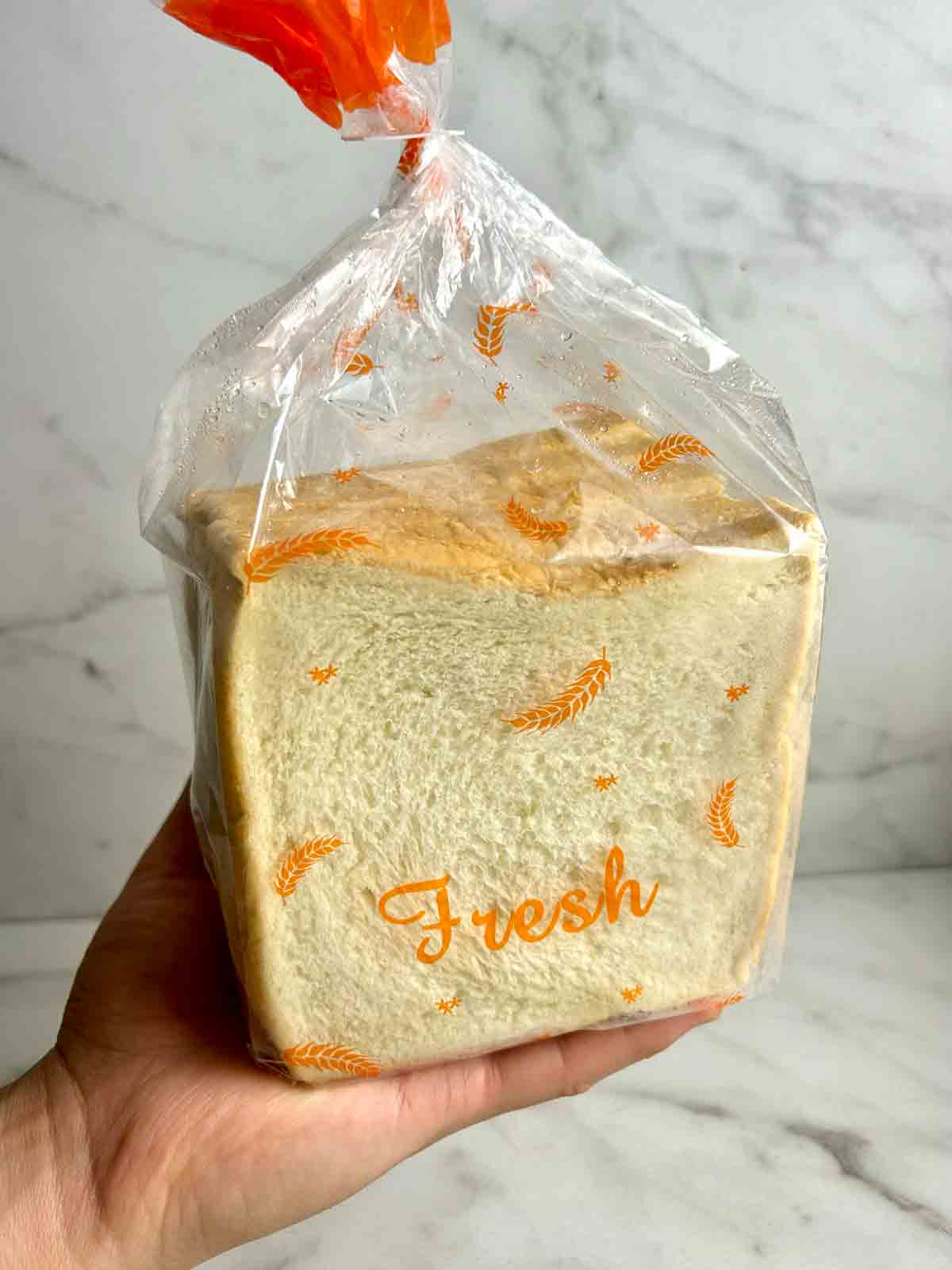 bag of milk bread.