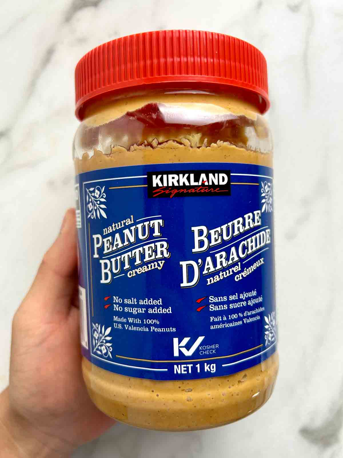 jar of peanut butter.