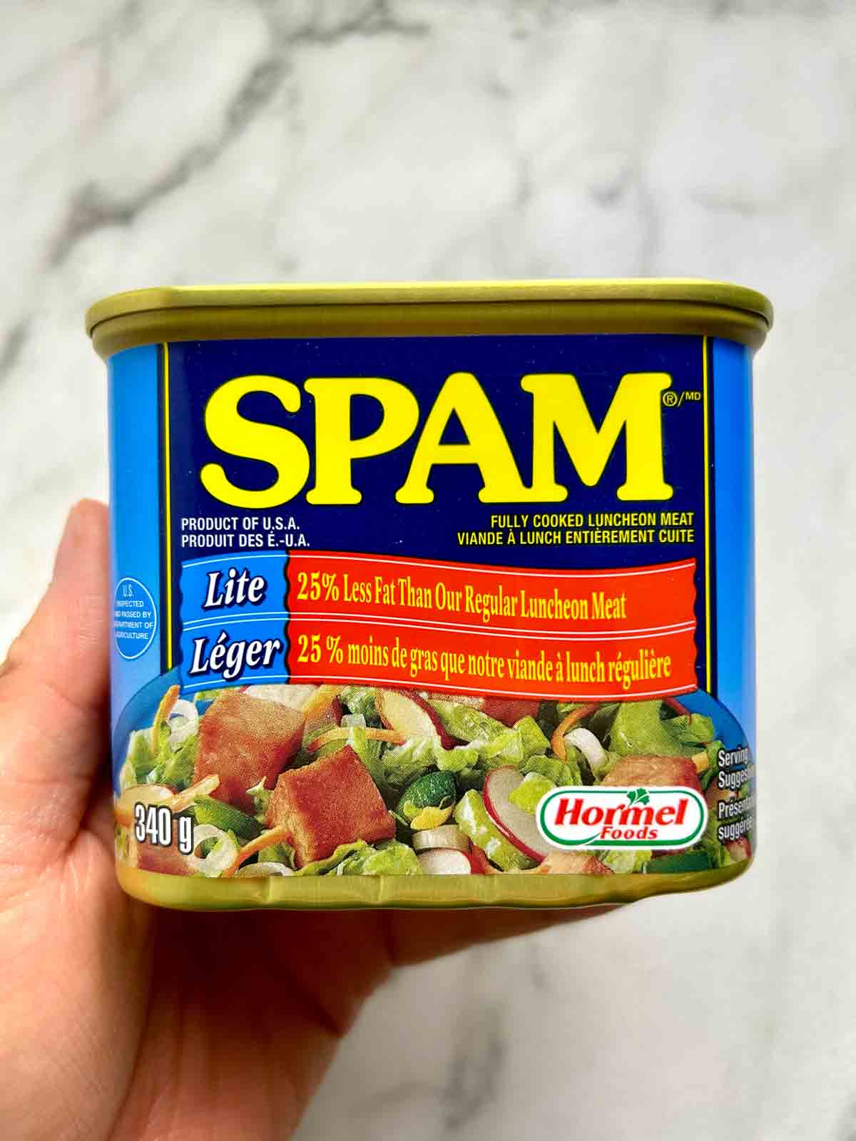 can of low-sodium Spam.