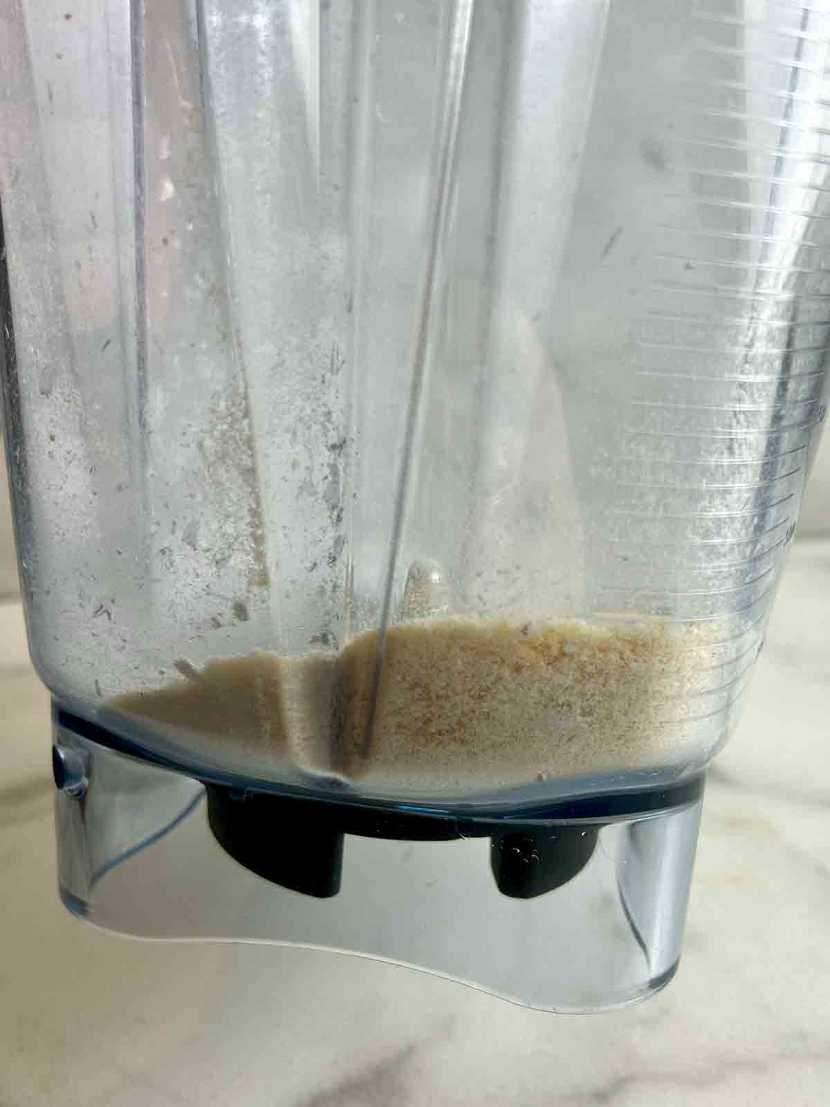 rock sugar blender into powder in blender.