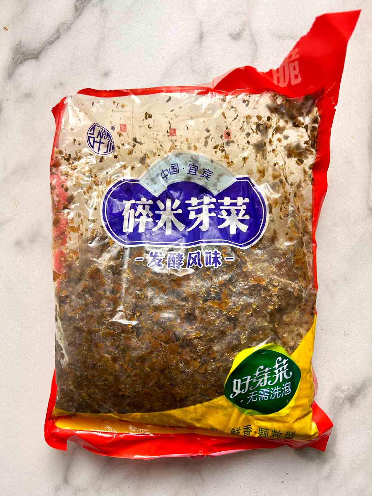 package of sui mi ya cai.