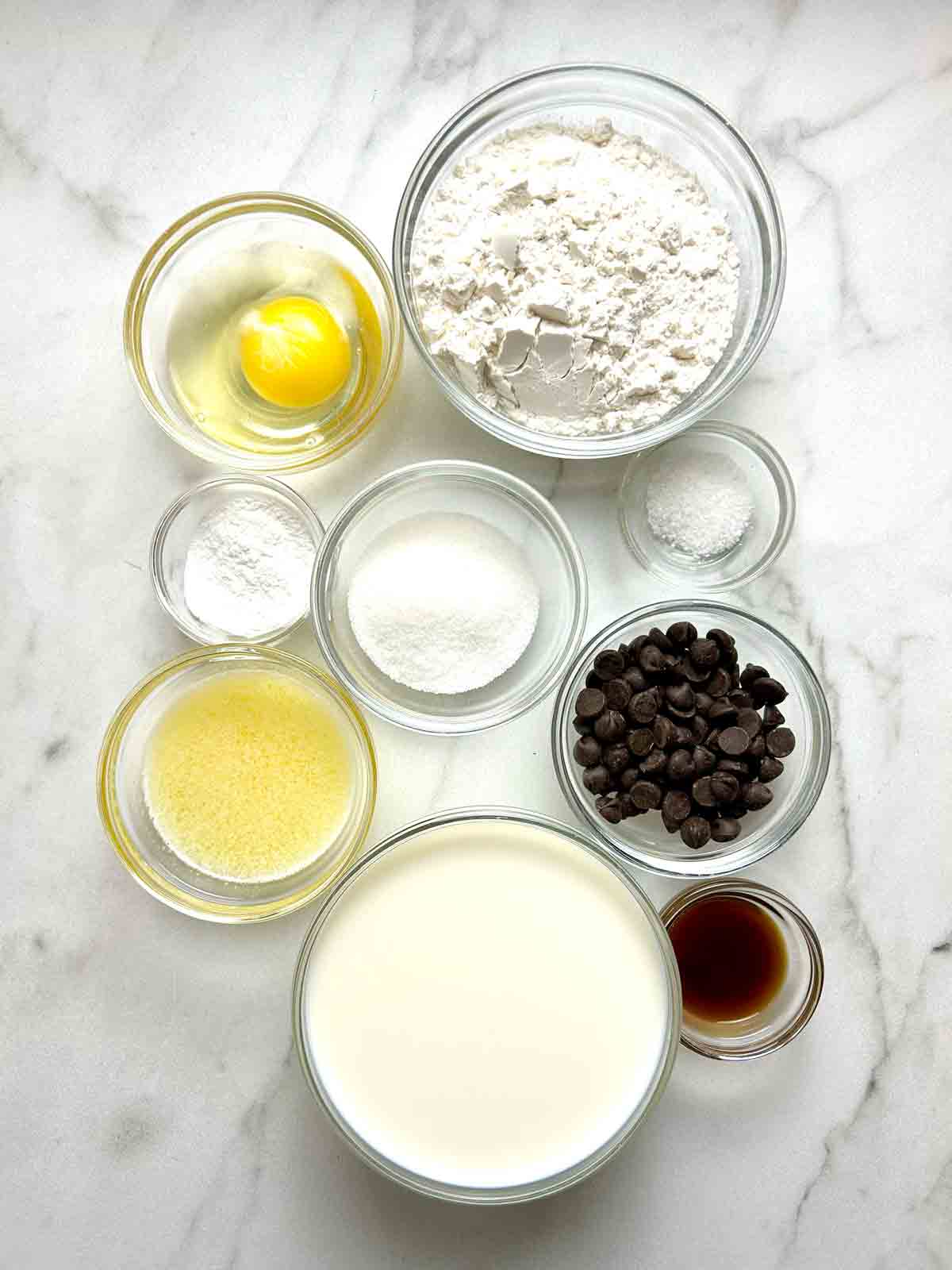ingredients prepped in bowls.