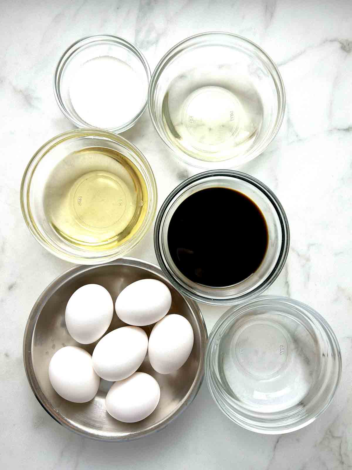 ingredients prepped in bowls.