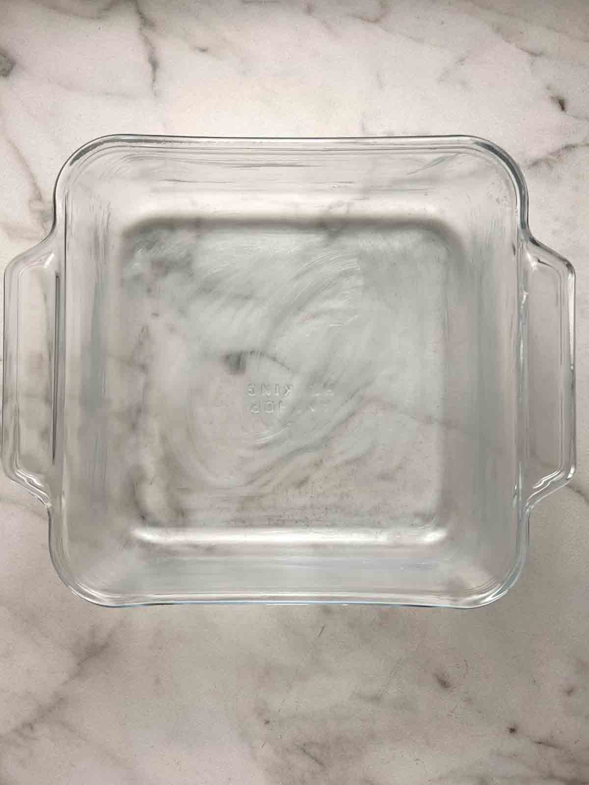 baking dish greased with butter.