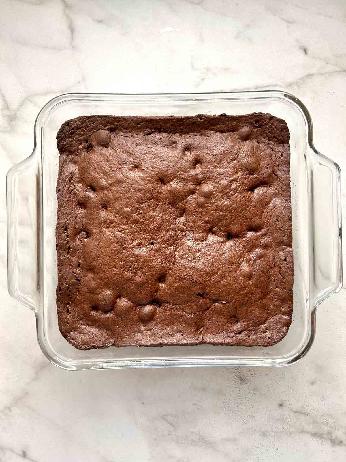 brownies after baking.