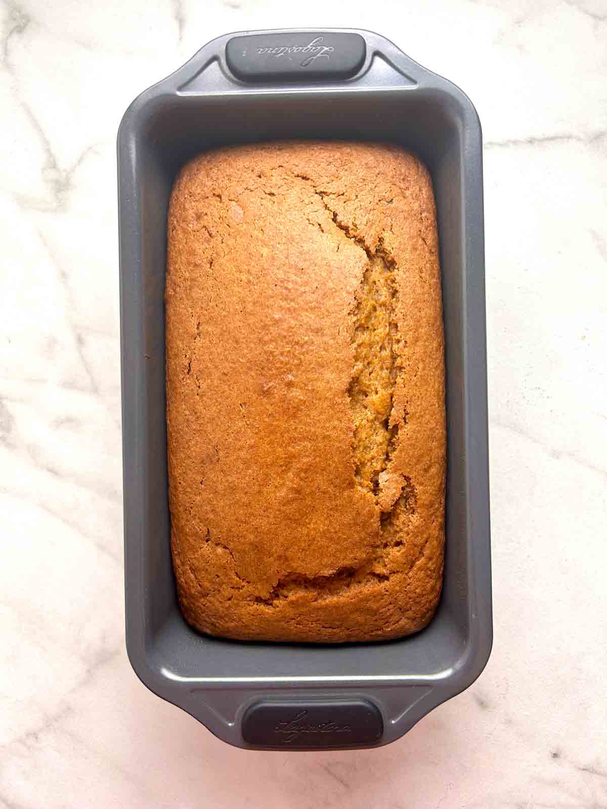 sweet potato bread after baking.