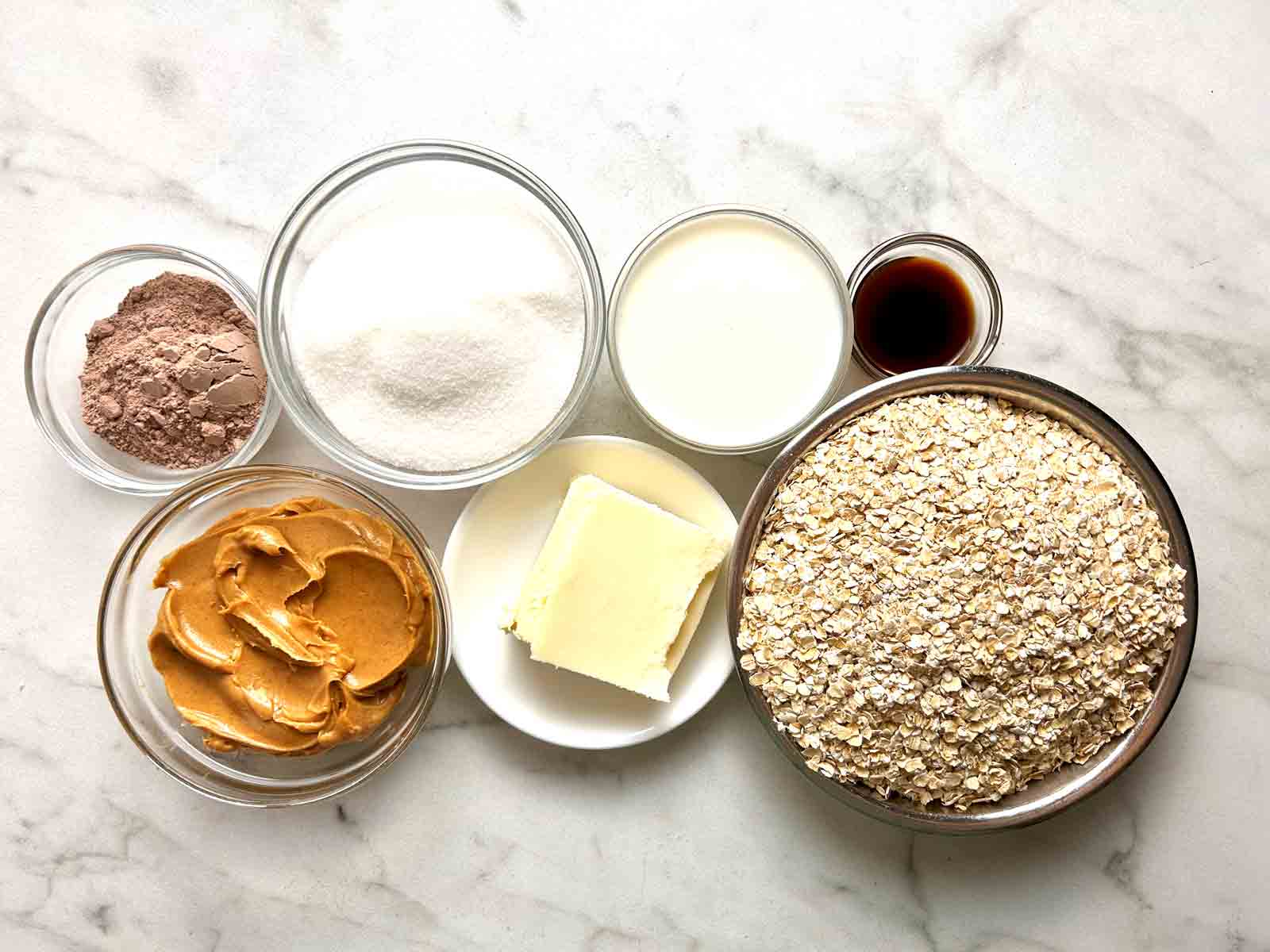 ingredients prepped in bowls.
