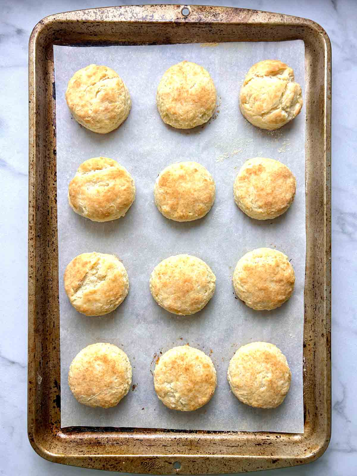 biscuits after baking.