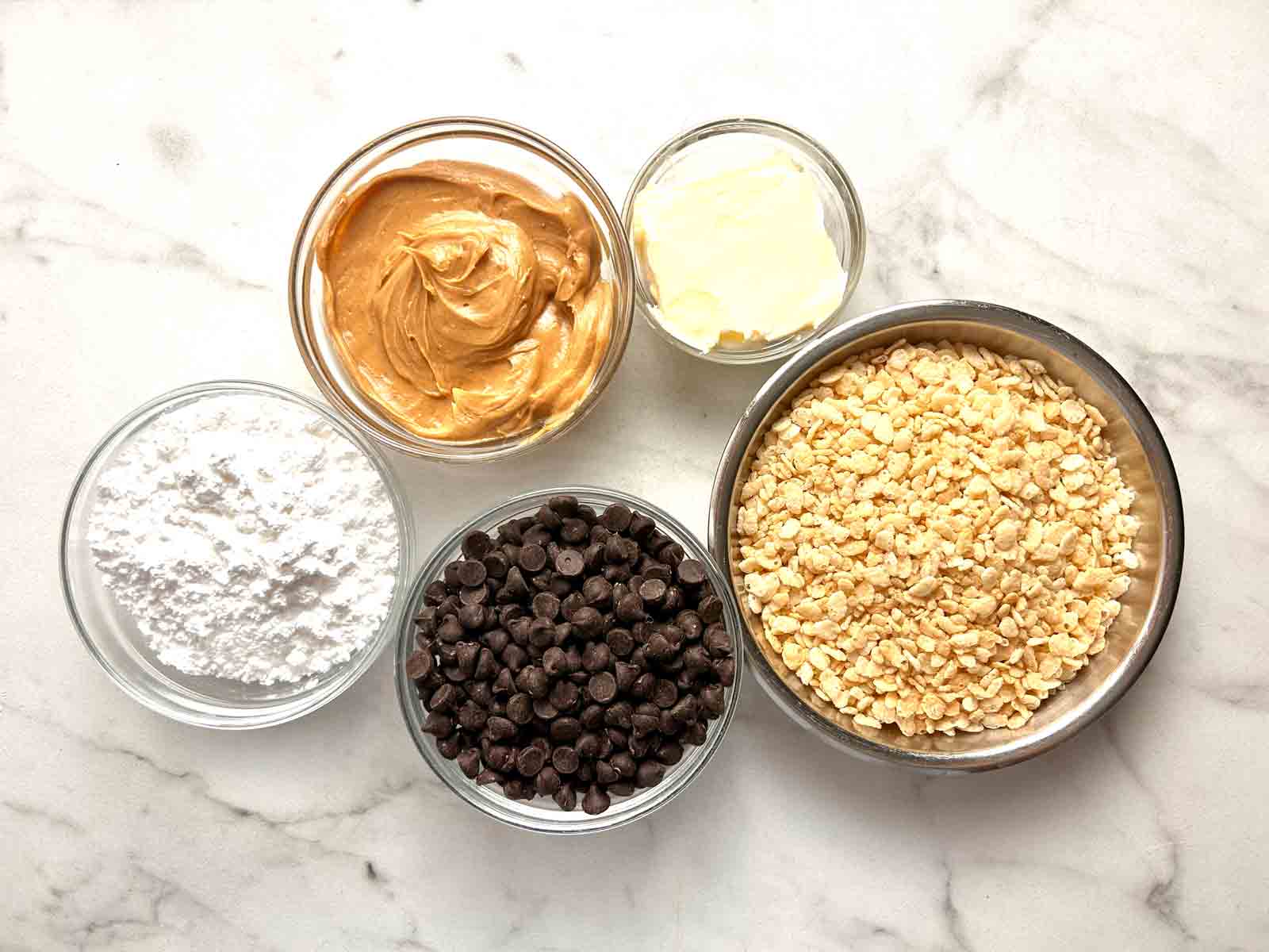 ingredients prepped in bowls.