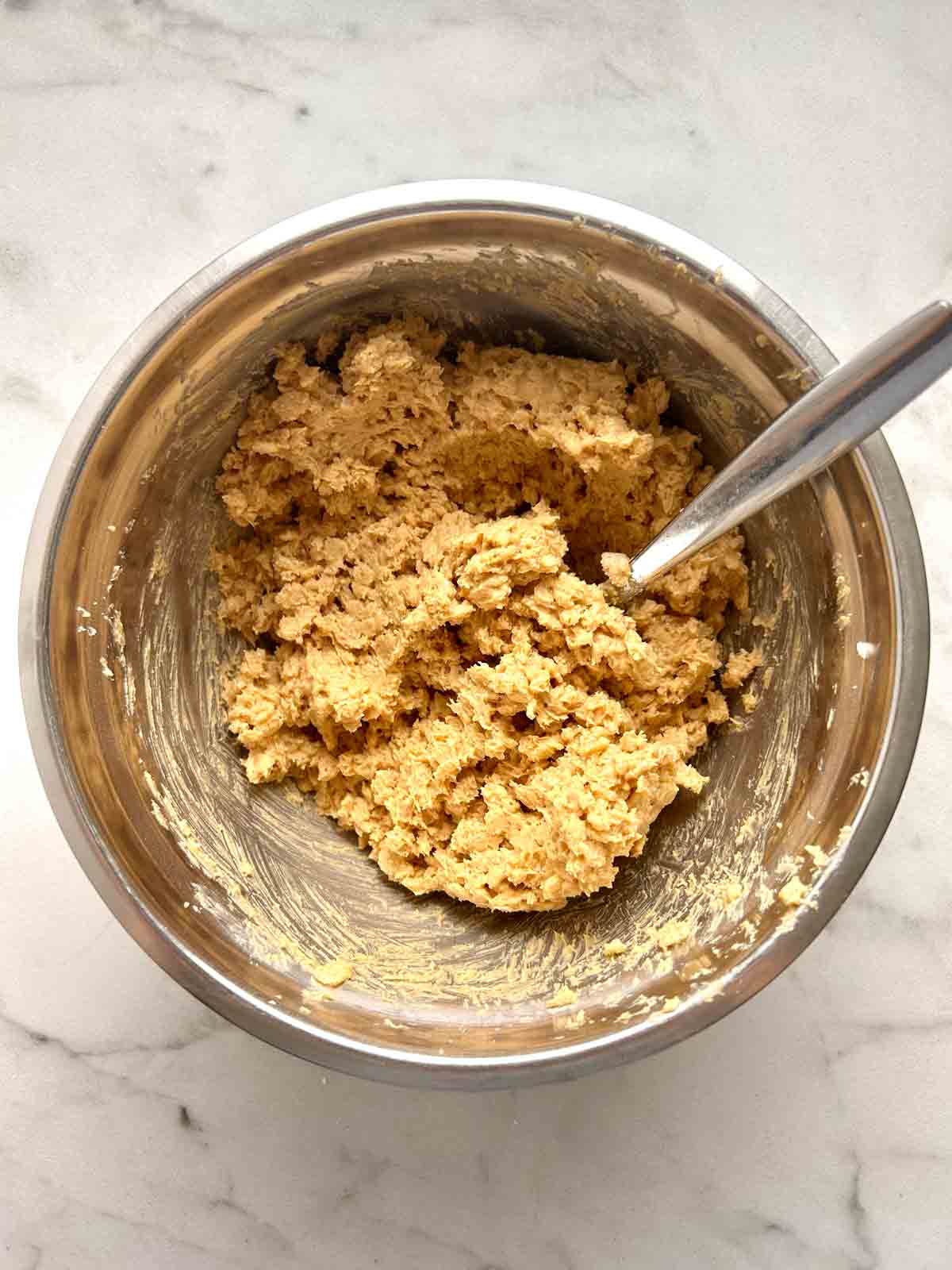 Rice Krispies cereal stirred into mixture.