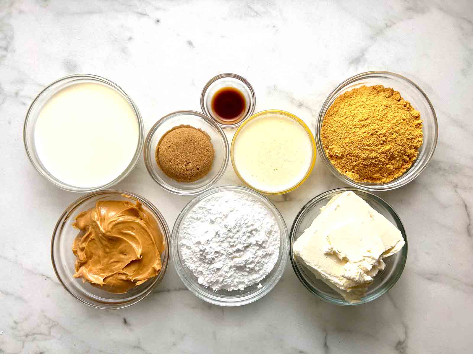 ingredients prepped in bowls.
