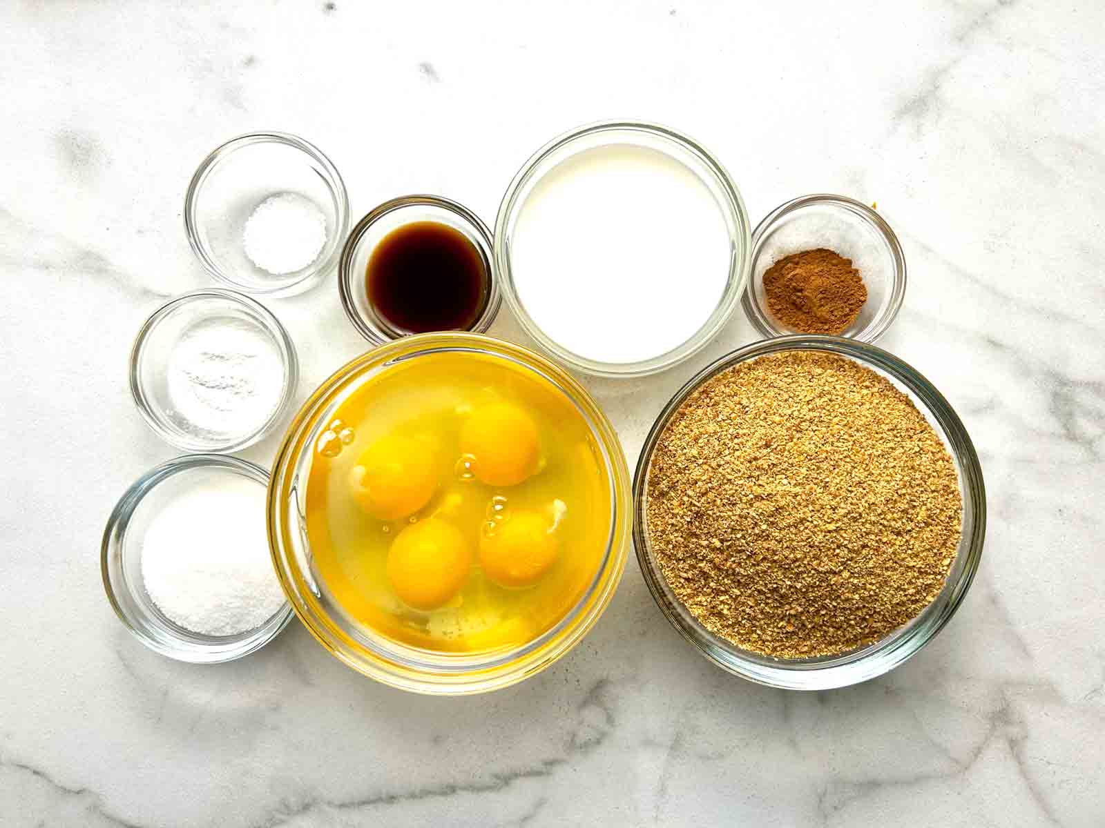 ingredients prepped in bowls.