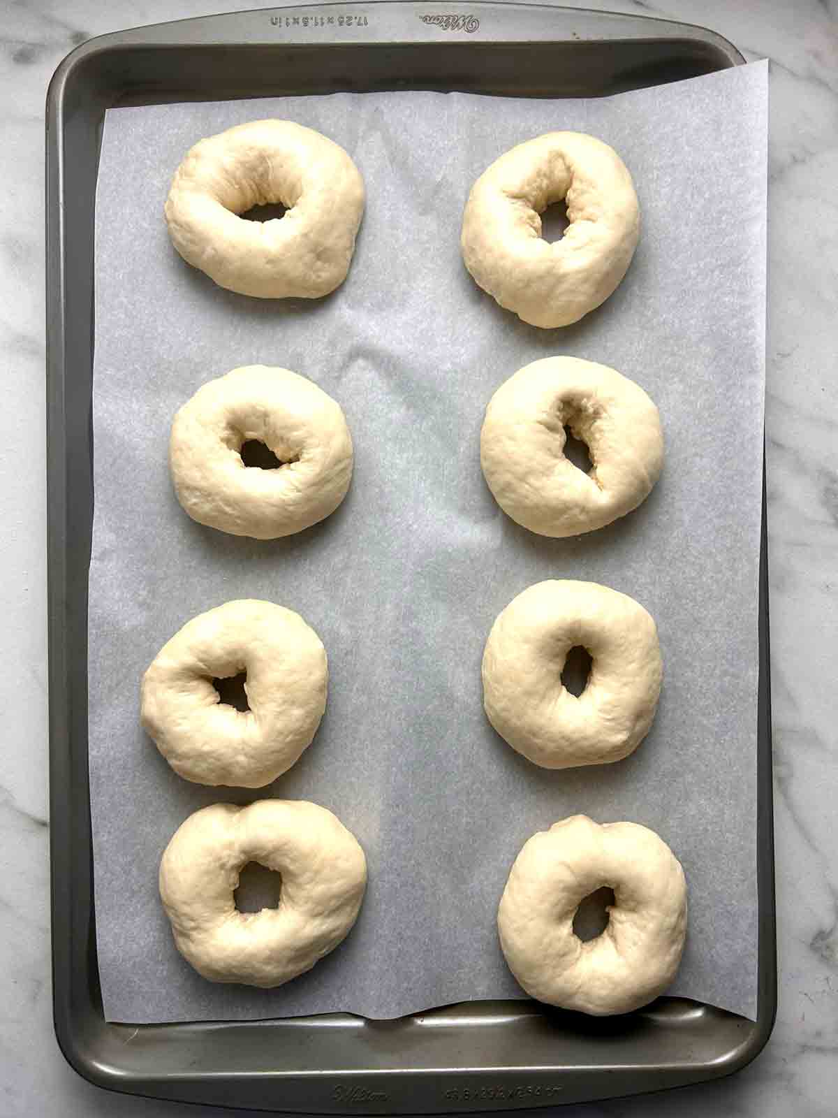 dough after second rise.