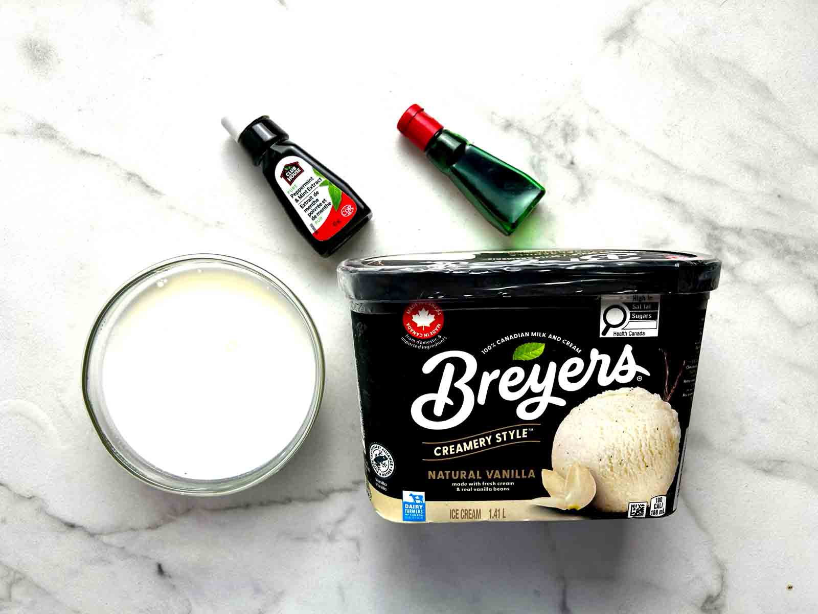 ingredients prepped in bowls.