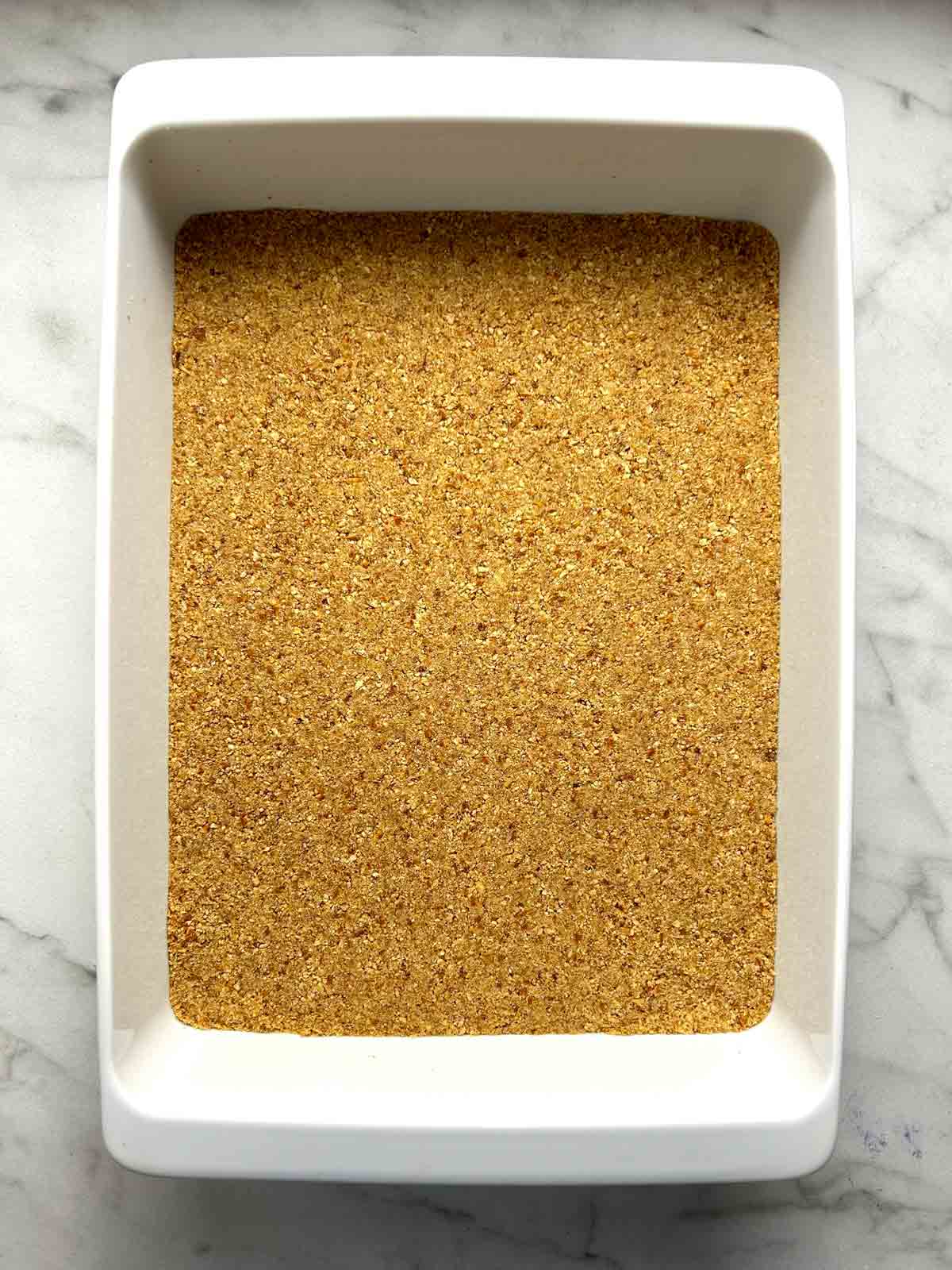 pretzel crust after baking.