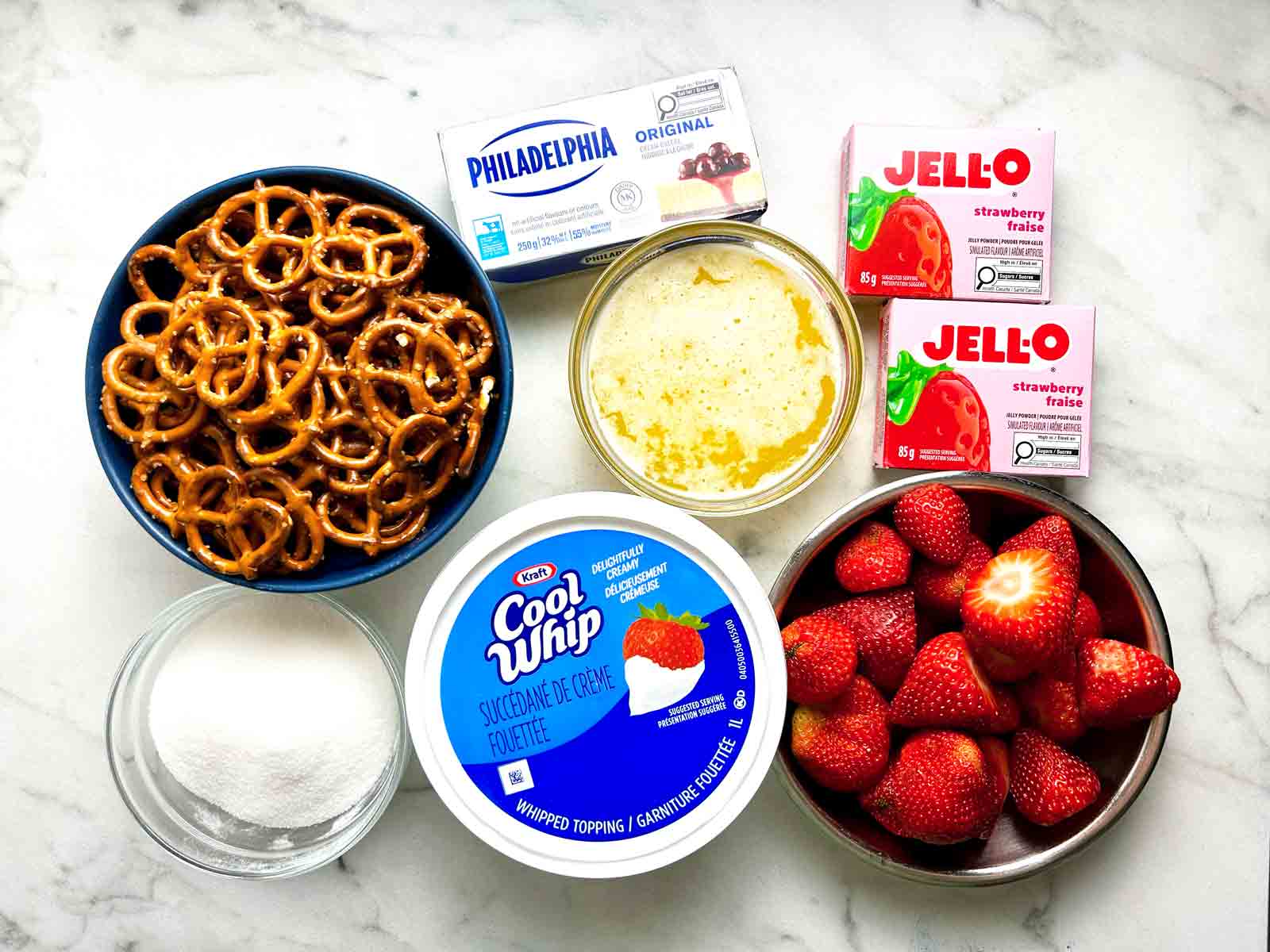 ingredients prepped in bowls.