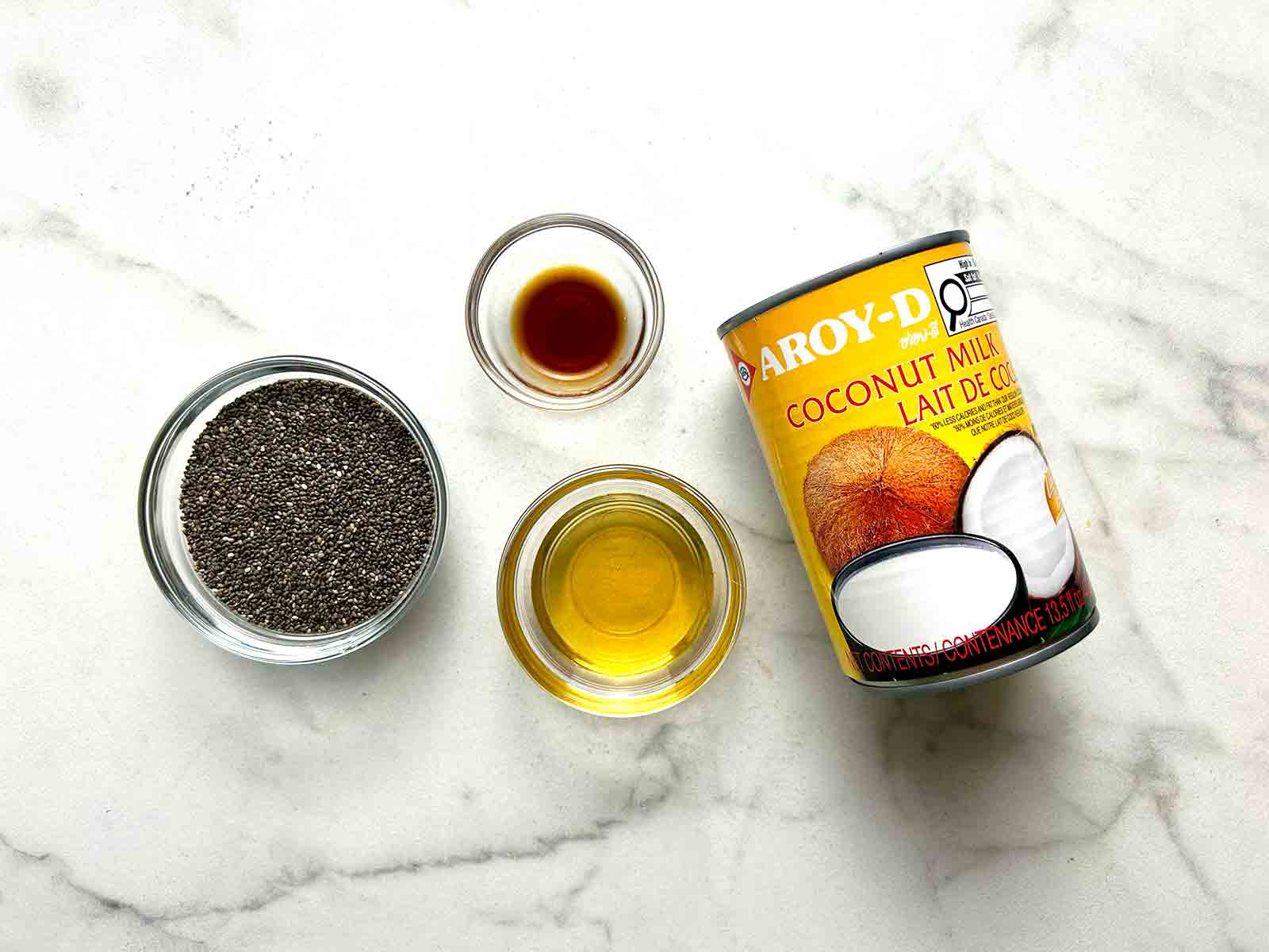 ingredients prepped in bowls.